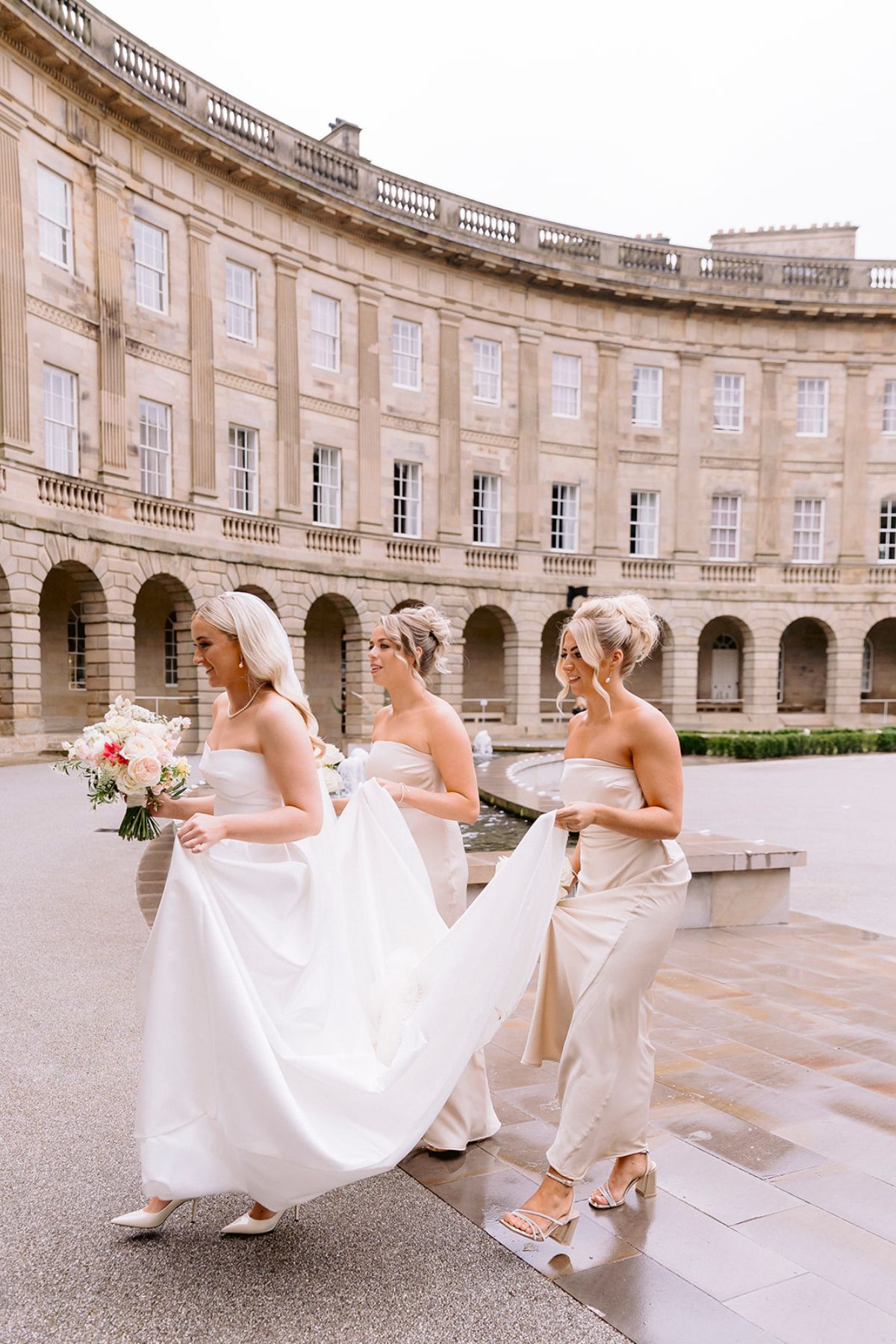 Bridesmaids at the Ensana in Derbyshire